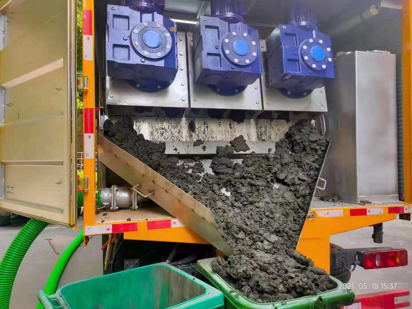 静安化粪池清掏城市维护站-泥浆净化干湿分离处理